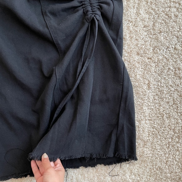 Black Denim Midi Skirt Womens Size M - Picture 6 of 9